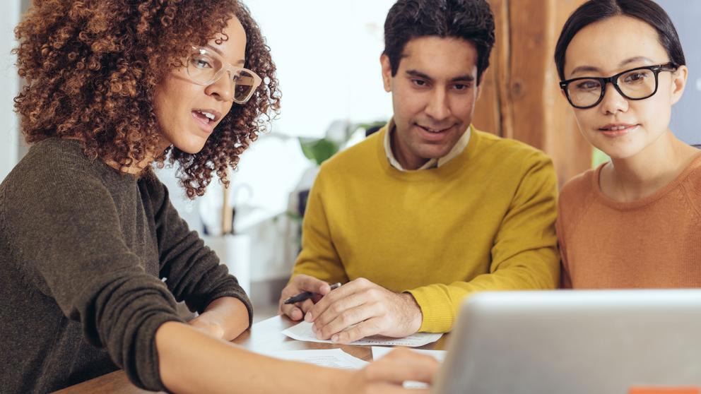 People Working On A Laptop